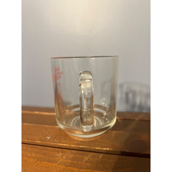 Marshall Fields 1998 Santa‎ Bear Glass Mug Christmas Drinkware Dept Store 1990s - Picture 4 of 7